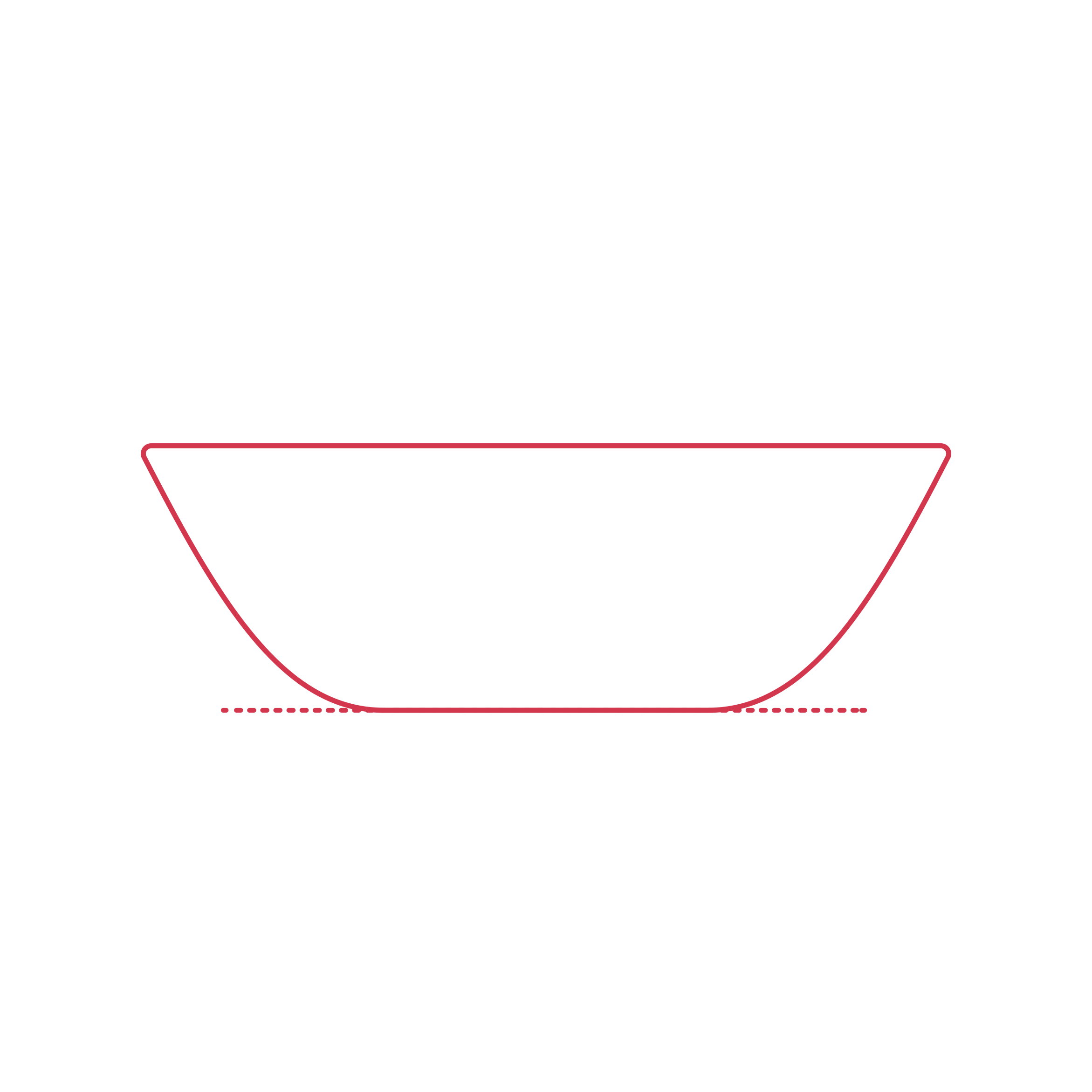 Objects Bowls Ikea Oftast Bowl 6 Inch Contour Svg Vector Free Vectors